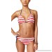 California Waves Women's USA Reversible Printed Bikini Top Multi B078X9HLCL